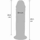 TOYJOY Get Real Deluxe дилдо с двойной плотностью – 25.5 cm (10″) — Фото 4