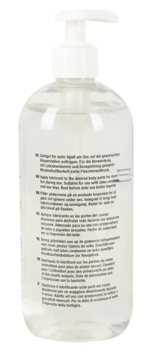 Just Glide Anal lubrikants uz ūdens bāzes – 500 ml Foto 3