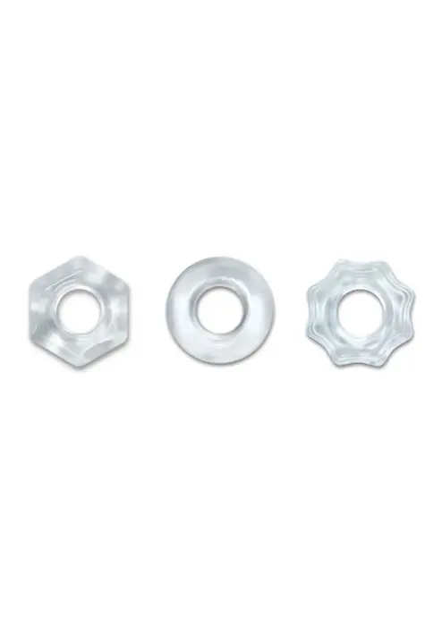 Renegade Chubbies Cock Rings - Clear