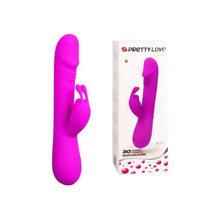 PRETTY LOVE Clement 30-функциональный кролик-вибратор – 21 cm (8.3″) – розовый