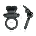 PRETTY LOVE - Vibrant Penis Ring Debonaire - Black — Photo 8