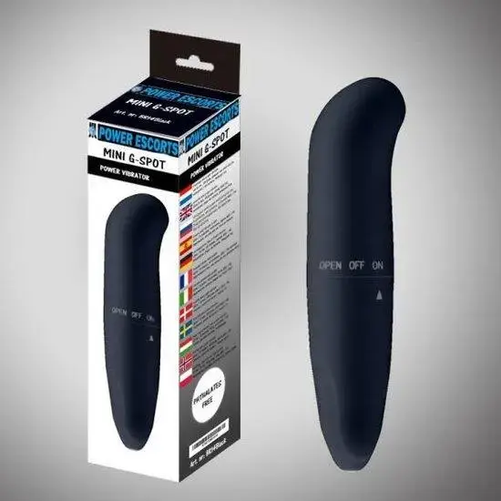 Mini G-punkta vibrators – melns Foto 2