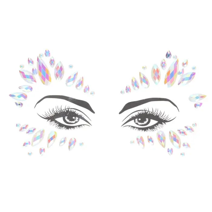 Ķermeņa rotaslietu uzlīmes – seja Foto 4