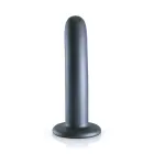 Гладкий силиконовый G-точки дилдо – 14.5 cm (6″) – Серый — Фото 3