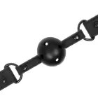 Fetish Submissive Vegan Adjustable Breathable Ball Gag – Black – 61.5 cm — Photo 4
