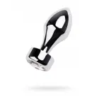 TOYFA Metal Anal Plug with White Gem – 10 cm (3.9″) — Photo 2