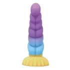 Power Monsters Unicorn Rippled Monster Dildo – 22 cm (8.6″) – Pink Photo