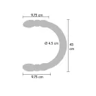 Double Digger Double-Ended Dildo – 45 cm (17.7″) – Purple — Photo 3