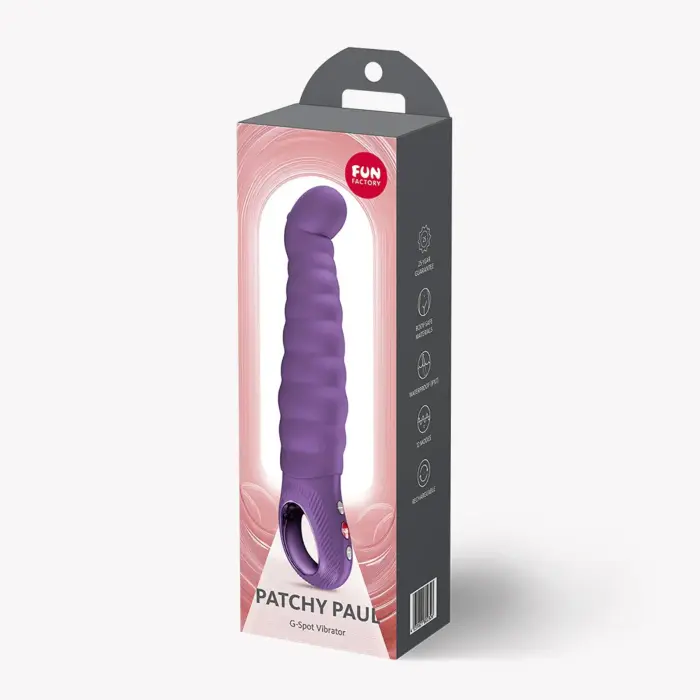 Вибратор для точки G Patchy Paul – 22.8 cm (9″) – фиолетовый