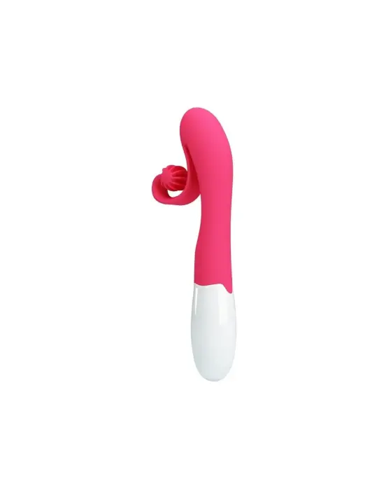 ROMANCE rozā vibrators un stimulators – 30 ātrumi Foto 2