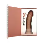 Realistic Vibrating Dildo – 20.5 cm (8″) – Brown — Photo 3