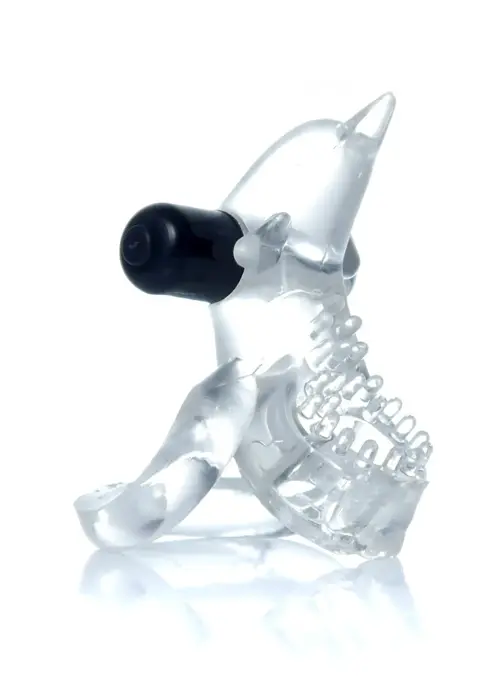 Delfīna vibrējošais dzimumlocekļa gredzens – caurspīdīgs Foto 2