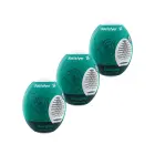Набор мастурбаторов Satisfyer Masturbator Eggs (3 шт.) – зеленый — Фото 1
