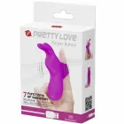 PRETTY LOVE Smart Rechargeable Thimble ar rabbit pirksta vibrators — Foto 6
