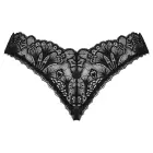 Obsessive Rio stringai su atviru tarpkoju – juodi – XS/S — Nuotrauka 5