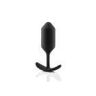 B-Vibe Snug Plug 3 Weighted Anal Plug – 12 cm (4.7″) – Black — Photo 3