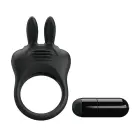 PRETTY LOVE - DAVION, Silicone Vibrating Rabbit Sleeve — Photo 1