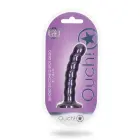 Beaded G-Spot Dildo with Suction Cup – 13 cm (5″) – Purple — Photo 1