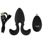 ANOS RC vibruojantis analinis kištukas Flex.Ar – 10.2 cm – Juodas — Nuotrauka 12