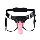 Sevanda strap-on vibraator – 17 cm (6.7″) – must — Foto 1