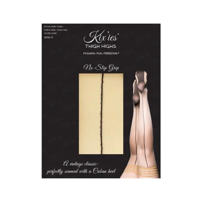 Kix'ies Ruby zeķes līdz augšstilbam – miesas krāsa – L
