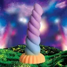 Blush Novelties Unicorn Horn fantāzijas dildo – 20 cm (8″) – daudzkrāsains — Foto 4