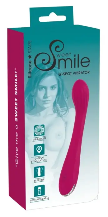 Sweet Smile вибратор для точки G – 20 cm (7.9″) – розовый