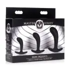 Dark Delights – 3-Piece Curved Anal Trainer Set – 12.7 cm (5″) – Black — Photo 1