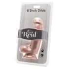 Realistlik dildo munanditega – 15 cm (6″) – nahavärv — Foto 3