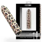 Custom Bullets Leopard Magnetic Mini Vibrator – 6.25 cm (2.5″) – Multicolored — Photo 1
