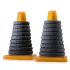 Perfect Fit Play Zone Kit Xact-Fit silikoonrõngaste komplekt – 9 suurust – must — Foto 2