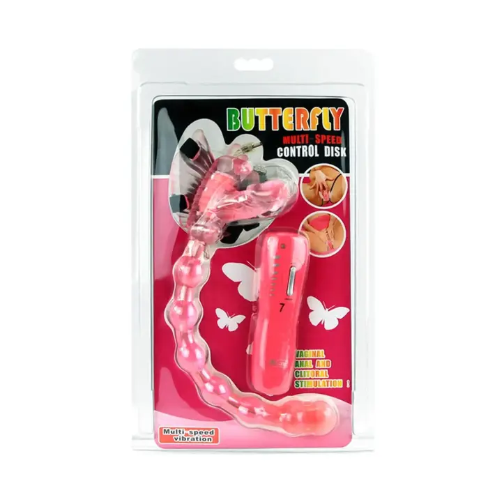 BAILE Butterfly strap-on vibrators – 7 vibrācijas funkcijas Foto 7