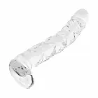 Gildo No. 34 tekstūruotas stiklinis dildo – 19 cm (7.5″) – skaidrus — Nuotrauka 8