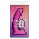 COLOURS CURVE – изогнутый вибратор – 10 режимов, пульт ДУ, силикон – розовый – 15 см — Фото 1