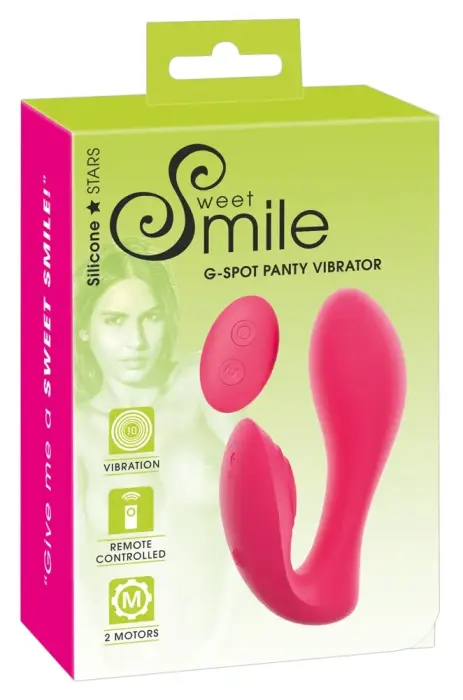 Sweet Smile дистанционный двухмоторный носимый вибратор для точки G – 12.8 cm
