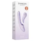 SVAKOM DuoGlow толкающий жемчужный вибратор и пульсирующий стимулятор – 19.6 cm (7.7″) – фиолетовый — Фото 1