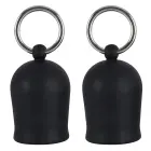 Melni Velvets krūšu galu piesūcekņi Foto 4