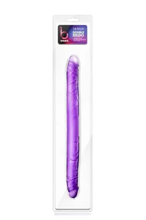 B YOURS двойной дилдо – 40.6 cm (16″) – фиолетовый