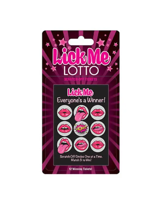 Little Genie Lick Me Lotto – 12 erotiskas kasīšanas kartītes