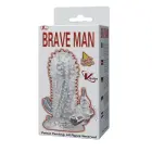 BAILE - Brave Man Vibrating Penis Sleeve – 14 cm – Clear — Photo 7