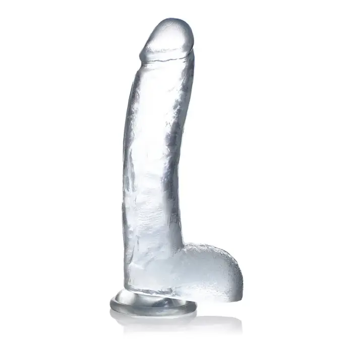 Glas Crystal Series klaasist dildo – 25.5 cm (10″) – läbipaistev
