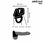 Addicted Toys Model 8435565956813 Black Support Cage Ring – Adjustable Silicone System — Photo 4