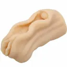 Baile Mini Intimate Device Compact TPR Soft Touch Textured Tunnel – 10 cm (4″) – Skin — Photo 2