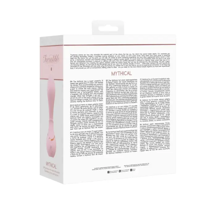 Mythical gaisa pulsa vibrators – 15 cm – rozā Foto 2