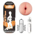 Sex In A Can – вибрирующий анальный мастурбатор-туннель лотос – кибер-кожа – 16 см — Фото 1