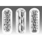 Tenga Spinner Deluxe 01 Drops – vibreriv masturbaator – läbipaistev — Foto 12