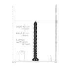 Sukrautas analinis gyvatės dildo – 40 cm (16″) – Juodas — Nuotrauka 2