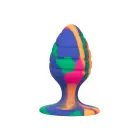 Cheeky Swirl Anal Plug – M – Multicolored — Photo 8