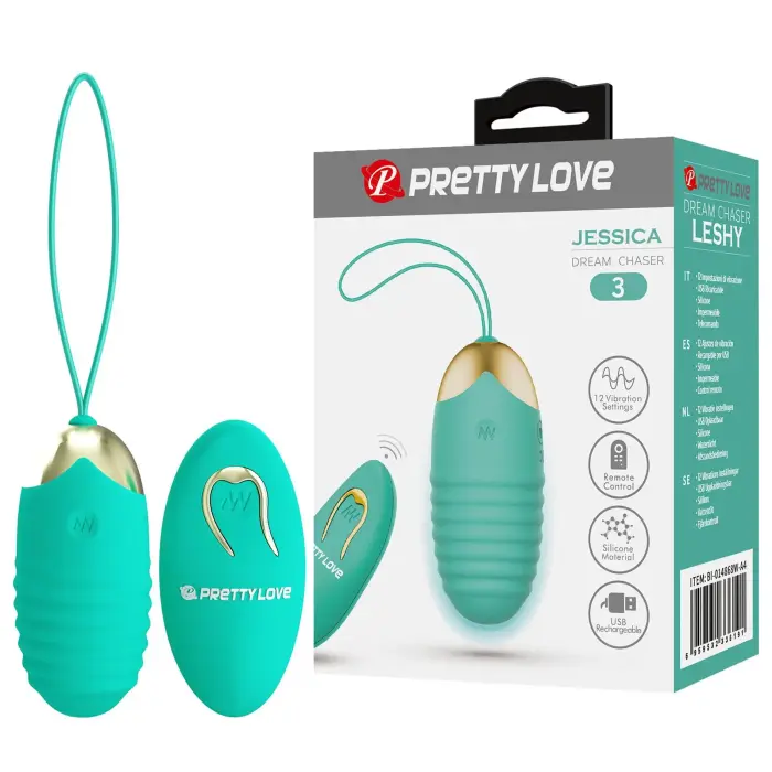 PRETTY LOVE Jessica Dream Chaser 3 виброяйцо – зеленый