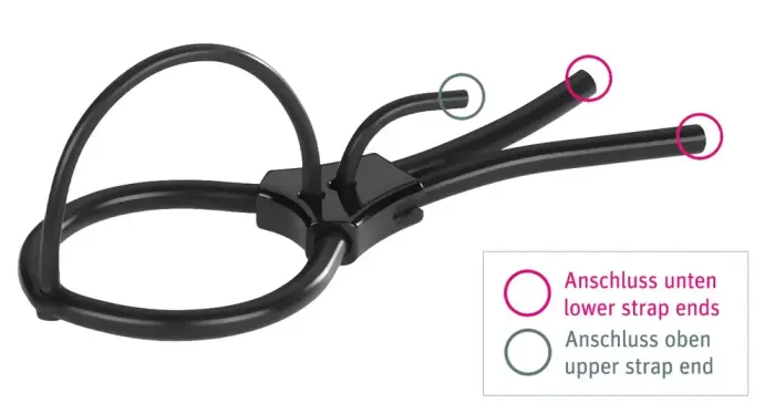 Mystim Pure Pete bi-polārais elektrostimulācijas glans cilpa Foto 3